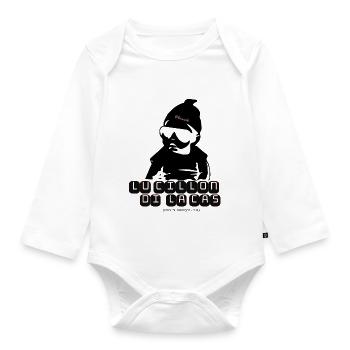 Lu Cillon de La Cas - Body Bébé bio manches longues - blanc - Devant