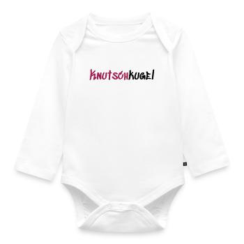 Knutschkugel - Baby Bio-Langarm-Body - Weiß - Vorne