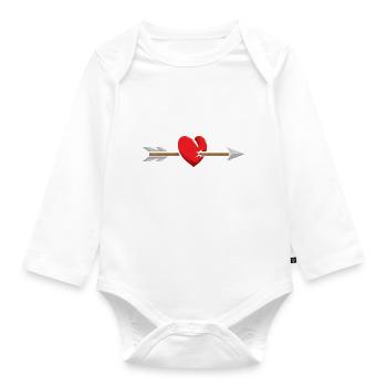 Je viens de me marier il y a des années 25e anniversaire de mariage - Body Bébé bio manches longues - blanc - Devant
