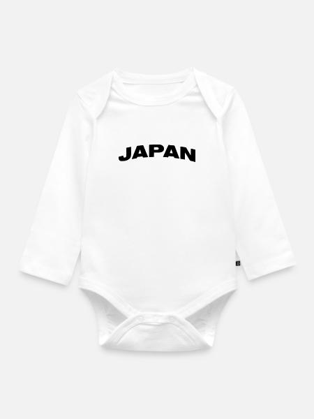 Japan - Baby Bio-Langarm-Body - Weiß