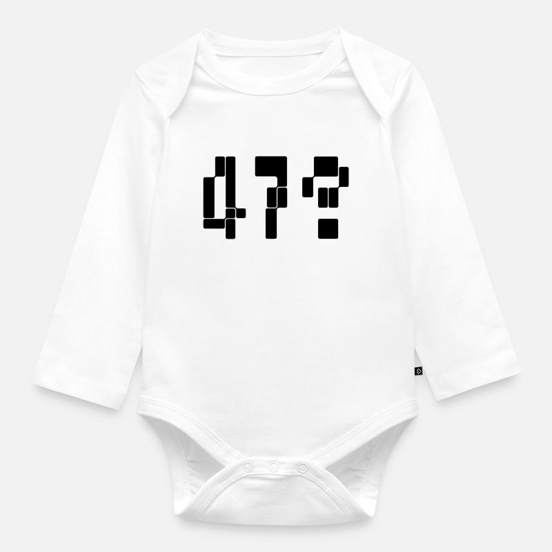 Element 6 / 47 - Baby Bio-Langarm-Body - Weiß
