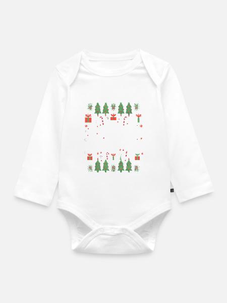 Hypnotische Weihnachten - Baby Bio-Langarm-Body -