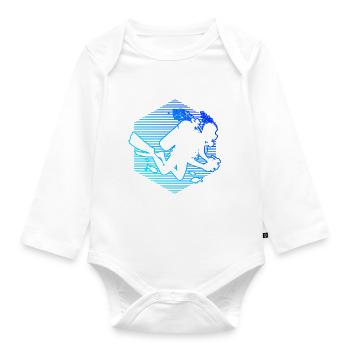 Scuba Diver Scuba Diving Scuba Diver - Organic Longsleeve Baby Bodysuit - white - Front