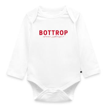 Bottrop T-Shirt – Perfect for real fans - Organic Longsleeve Baby Bodysuit - white - Front