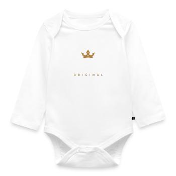 Logo original de la famille Kilian - Body Bébé bio manches longues - blanc - Devant