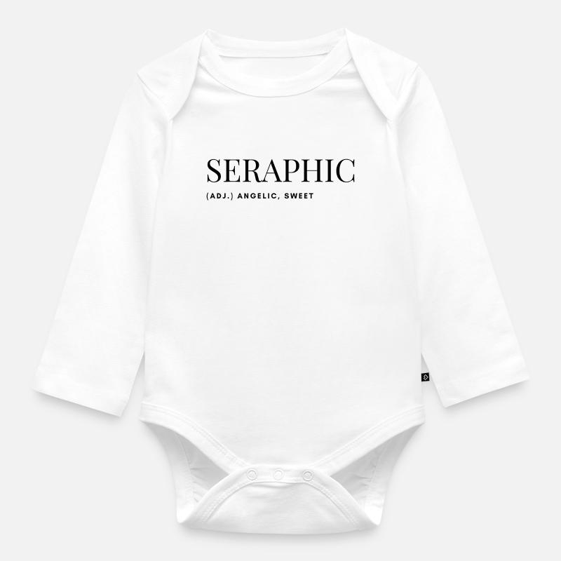 Seraphisch - Baby Bio-Langarm-Body - Weiß