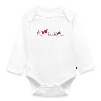 Regatta Skyline Sailboats Sailing Sailing Boats - Organic Longsleeve Baby Bodysuit - white - Front