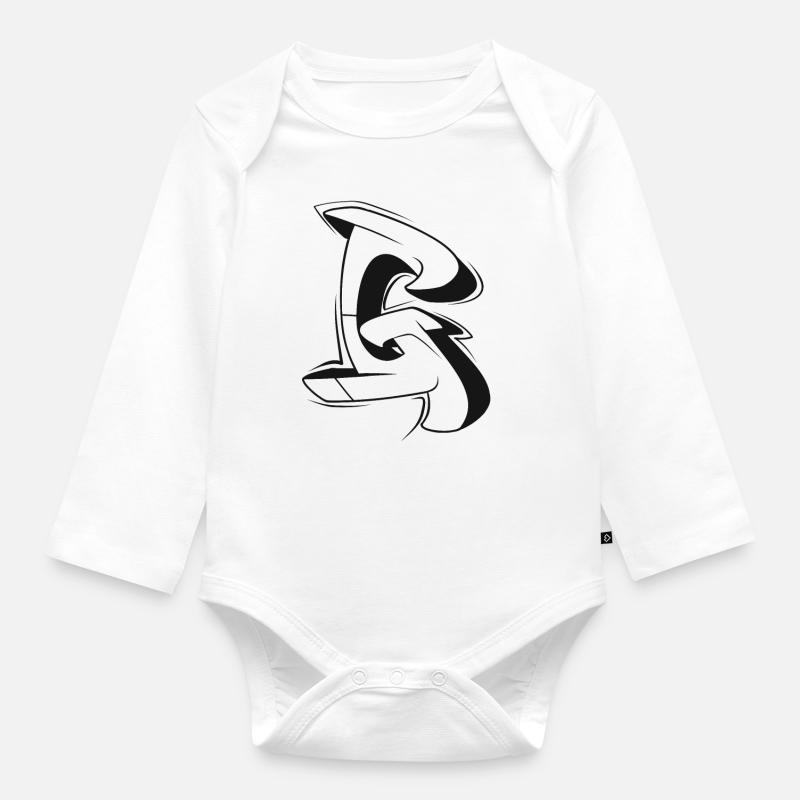 G - Baby Bio-Langarm-Body - Weiß