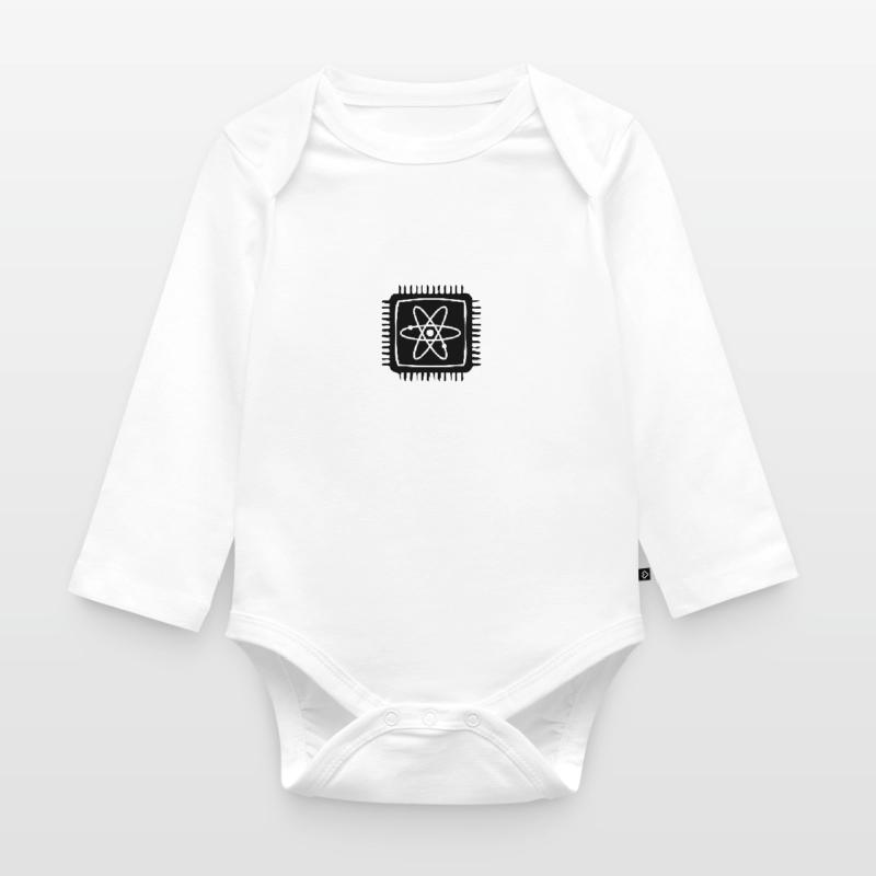 Quantencomputer Quanten Computer Physik Atom Chip Baby Bio-Langarm-Body