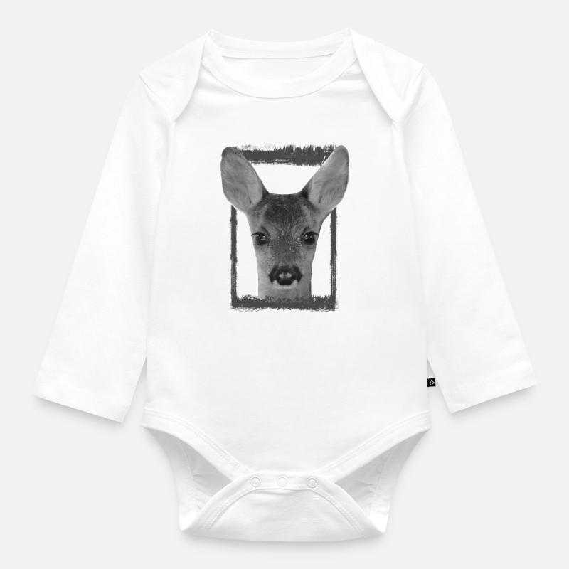 Faon 5.1 - Body Bébé bio manches longues - blanc