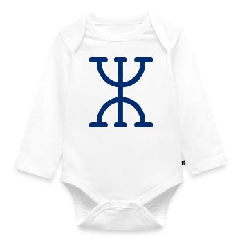 Amazigh und Berber - Baby Bio-Langarm-Body - Weiß - Vorne