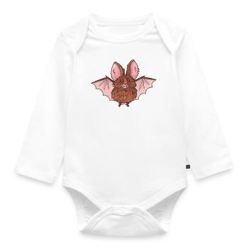 Chauve-Souris - Body Bébé bio manches longues - blanc - Devant