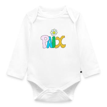 Friede - Baby Bio-Langarm-Body - Weiß - Vorne