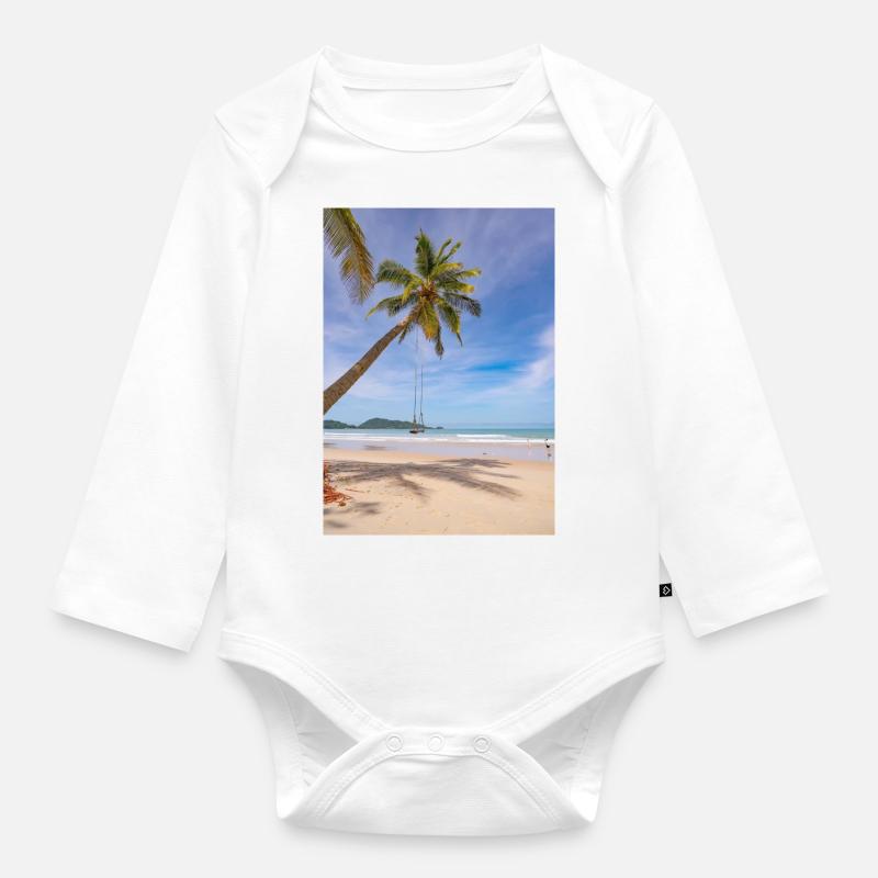 Summer - Body Bébé bio manches longues - blanc