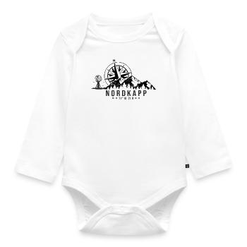 NordKapp North North Cape - Organic Longsleeve Baby Bodysuit - white - Front