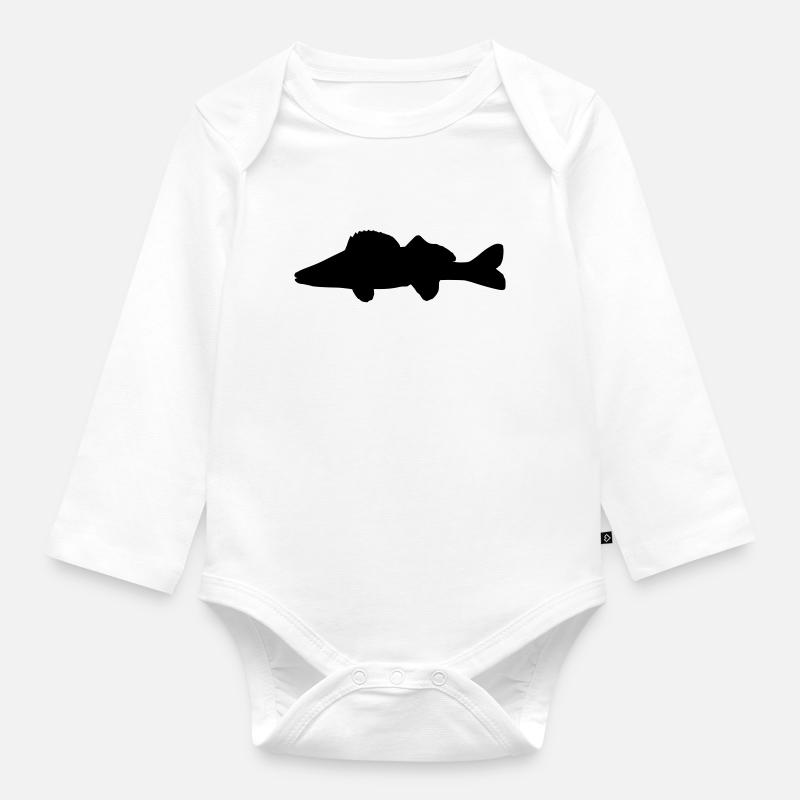 Sandre - Body Bébé bio manches longues - blanc