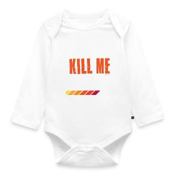 Gamer - Body Bébé bio manches longues - blanc - Devant