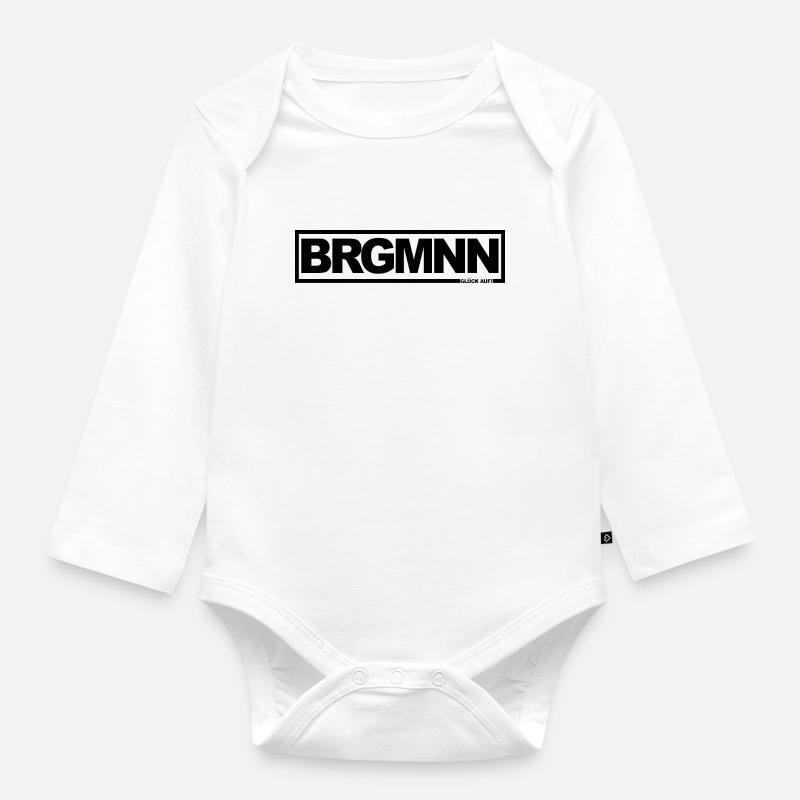 BRGMNN - Mineur - Body Bébé bio manches longues - blanc
