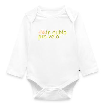 à dubio par vélo - Body Bébé bio manches longues - blanc - Devant