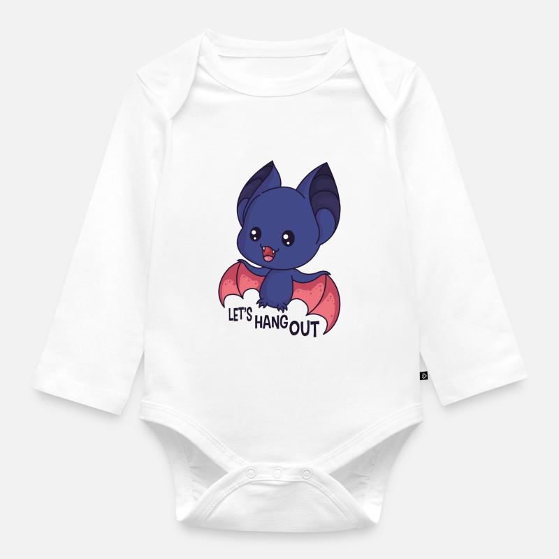 Sortir - Body Bébé bio manches longues - blanc