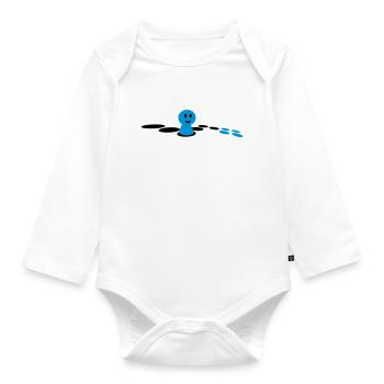 Brettspiel / Boardgame (2c) - Baby Bio-Langarm-Body - Weiß - Vorne