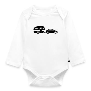 Caravan - Organic Longsleeve Baby Bodysuit - white - Front
