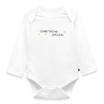 something special - Organic Longsleeve Baby Bodysuit - white - Front