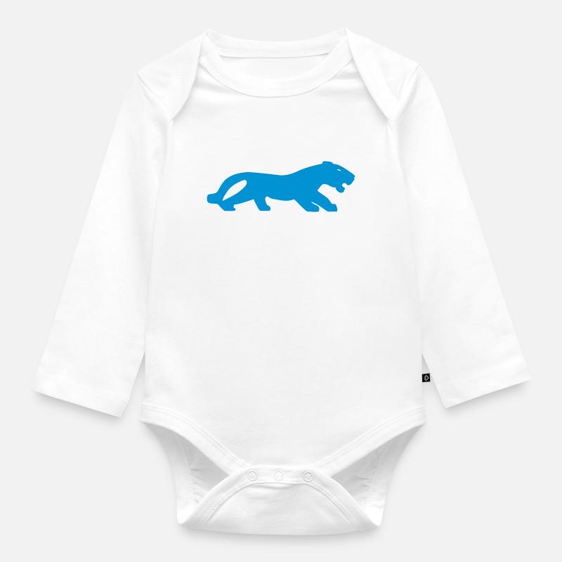 jaguar - Body Bébé bio manches longues - blanc