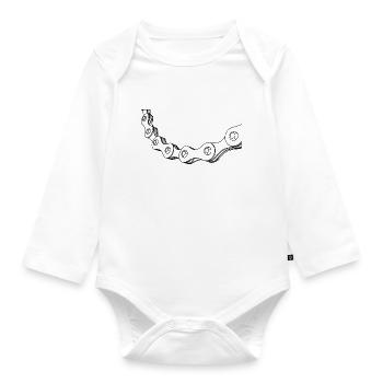Bicycle - Cycling - Cycling - Cycling - Organic Longsleeve Baby Bodysuit - white - Front