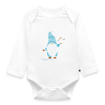 Noël Noël Gnomies - Body Bébé bio manches longues - blanc - Devant