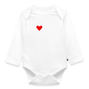 I love my wife - Body Bébé bio manches longues - blanc - Devant