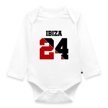 Ibiza 24 - Body Bébé bio manches longues - blanc - Devant