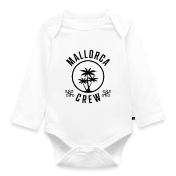mallorca crew - Baby Bio-Langarm-Body - Weiß - Vorne