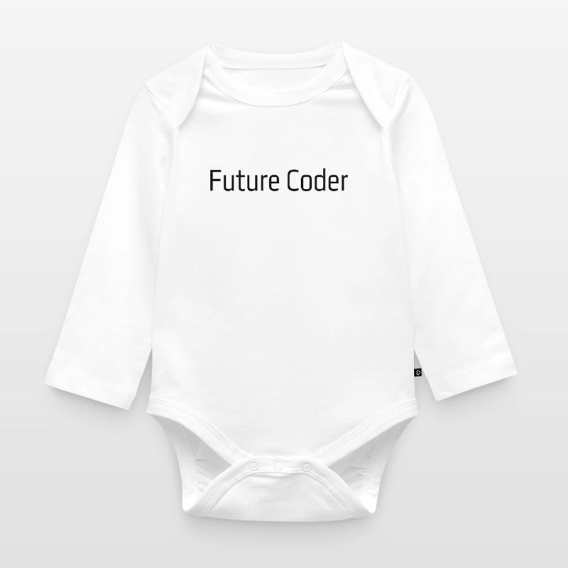 Future Coder Organic Longsleeve Baby Bodysuit