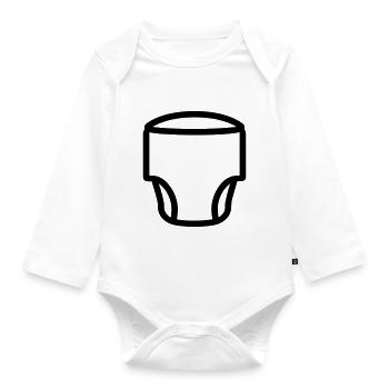 Layer - Organic Longsleeve Baby Bodysuit - white - Front