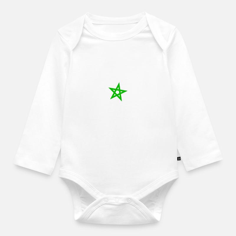 Maroc - Body Bébé bio manches longues - blanc