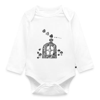 Magic Gate Lapis - The of Orbis - Organic Longsleeve Baby Bodysuit - white - Front