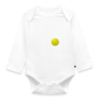Tennis Tennis Tennis - Body Bébé bio manches longues - blanc - Devant
