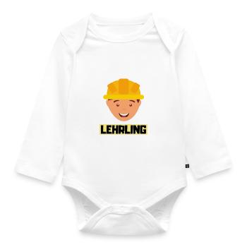Apprentice pen - Organic Longsleeve Baby Bodysuit - white - Front
