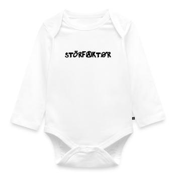 Störfaktor - Baby Bio-Langarm-Body - Weiß - Vorne