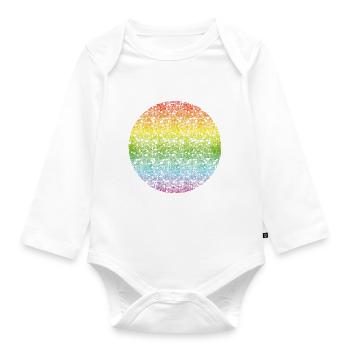 Love is love - Body Bébé bio manches longues - blanc - Devant