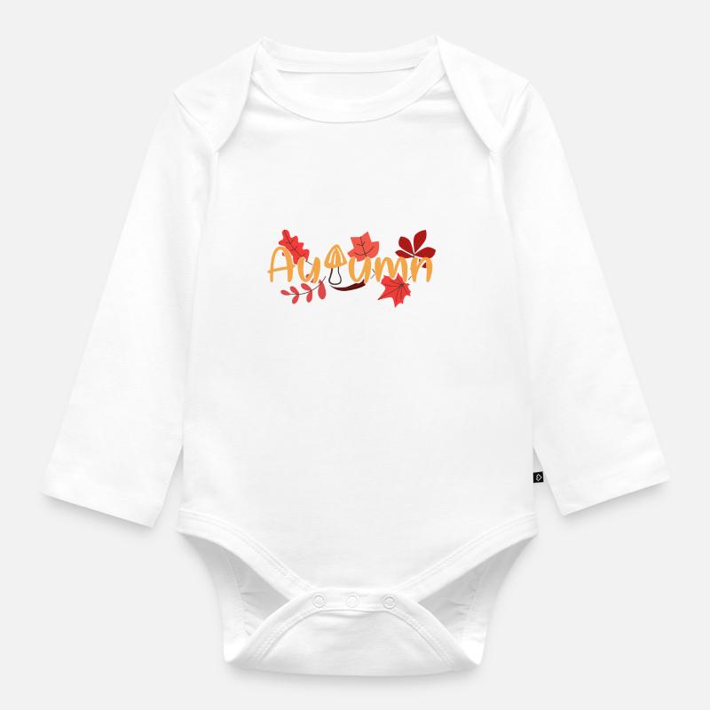 AUTOMNE AUTOMNE - Body Bébé bio manches longues - blanc