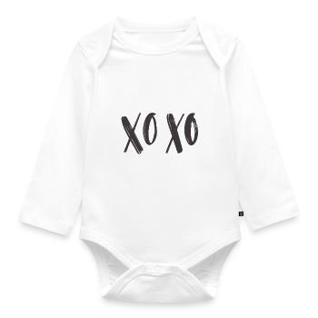 Conception XOXO - Body Bébé bio manches longues - blanc - Devant