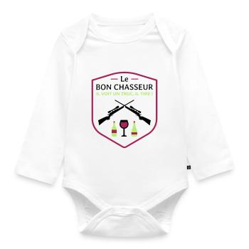 The Good Hunter - The Unknowns - Cult Replica! - Organic Longsleeve Baby Bodysuit - white - Front