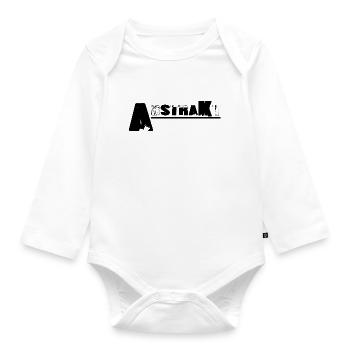AbstraKt - Baby Bio-Langarm-Body - Weiß - Vorne