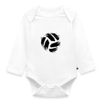 Volleyball player | Volleyball team player gifts - Organic Longsleeve Baby Bodysuit - white - Front