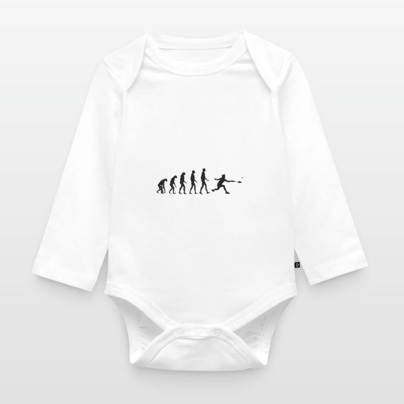 Cadeau d'évolution de badminton d'évolution de volant Body Bébé bio manches longues