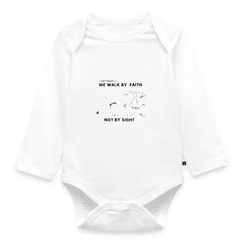 Jesus Christ,Jesus Christ,Jesus Christ,Jesus - Organic Longsleeve Baby Bodysuit - white - Front