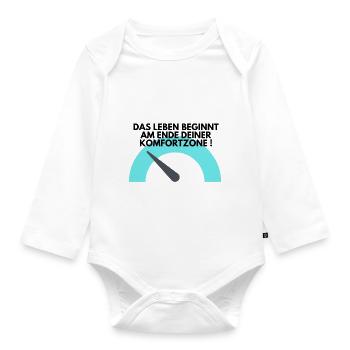 Zone - Baby Bio-Langarm-Body - Weiß - Vorne