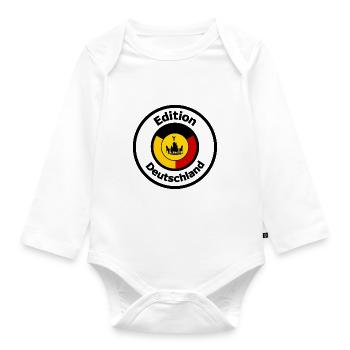 The Edition Germany - Organic Longsleeve Baby Bodysuit - white - Front